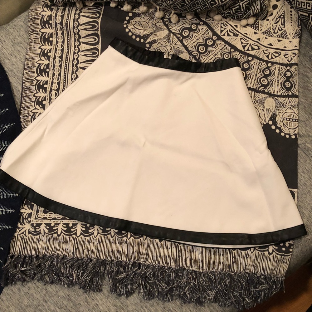Black and white skirt